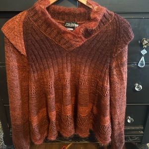 Jean Paul Gaultier Rust V-Neck Sweater